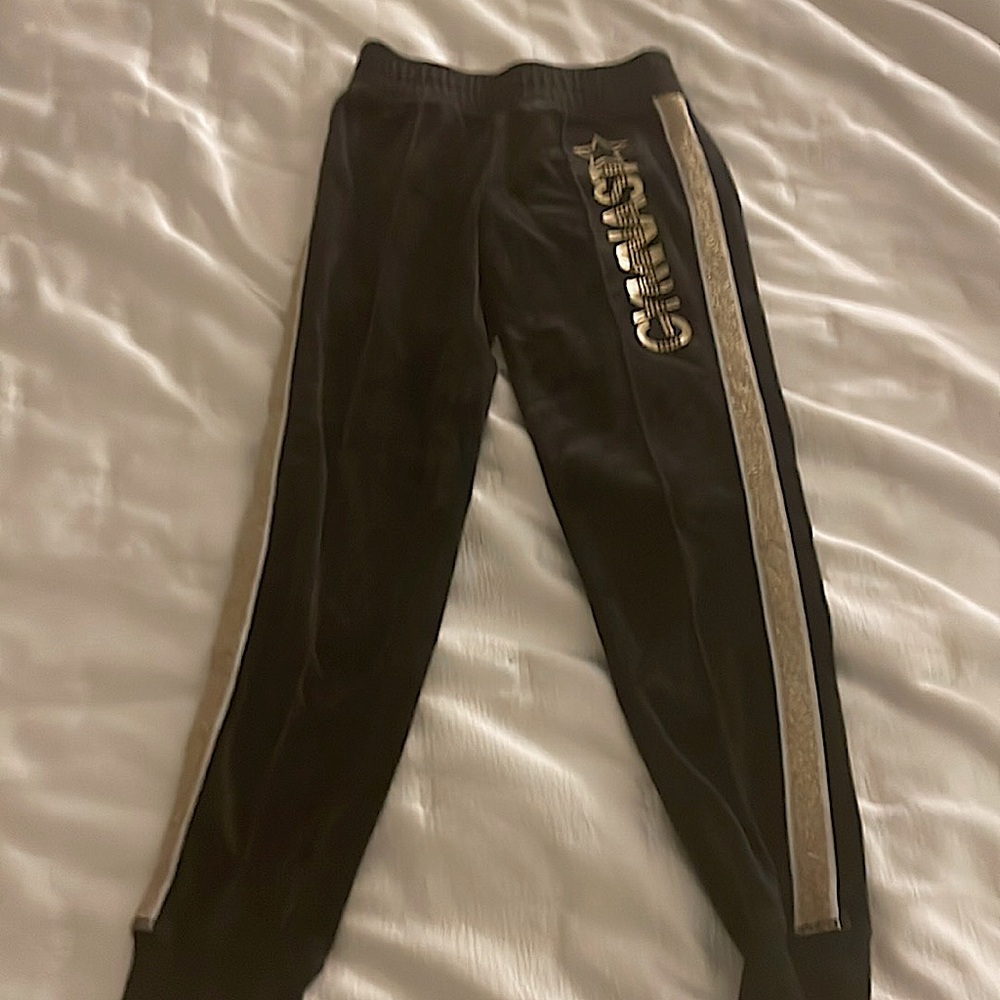 justice black sweatpants